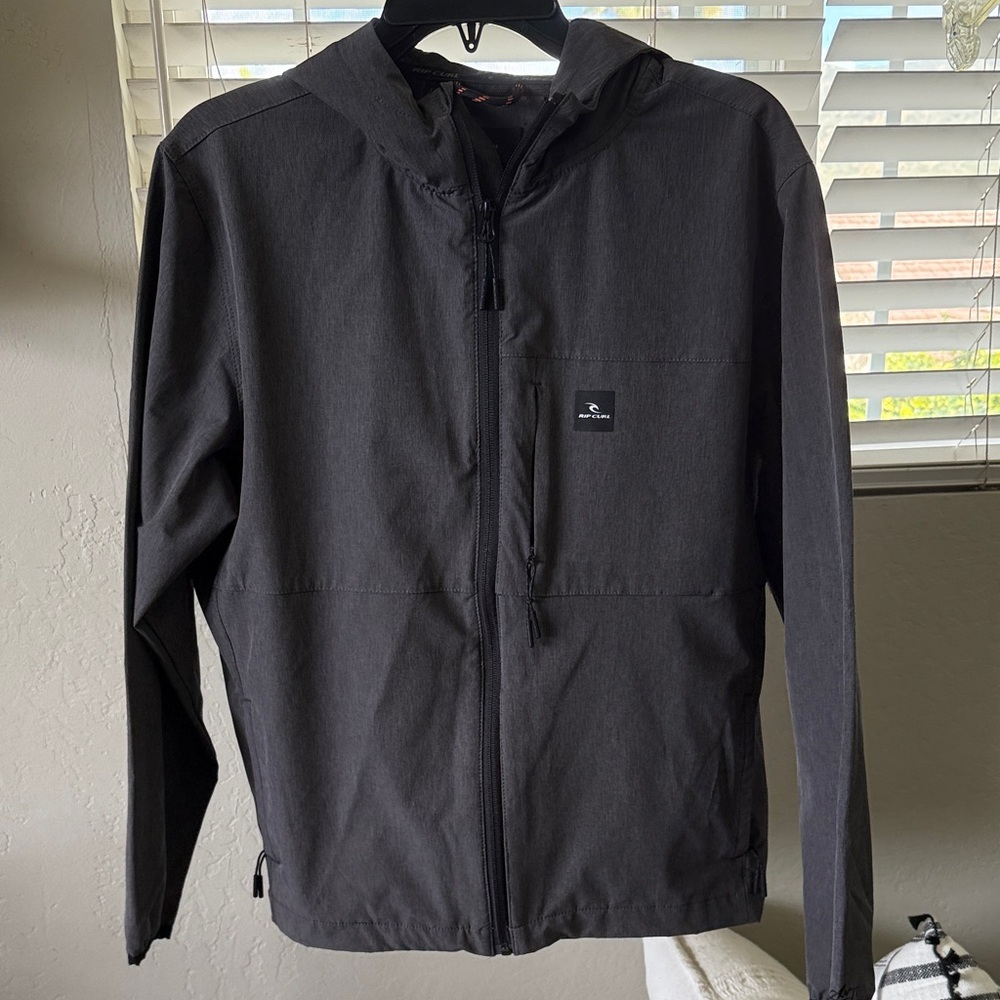 Boy’s Rip Curl Dark Gray Hooded Jacket